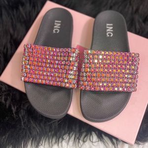 NWT INC Slide Sandals